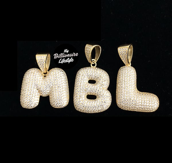 Image of Bubble letter GOLD