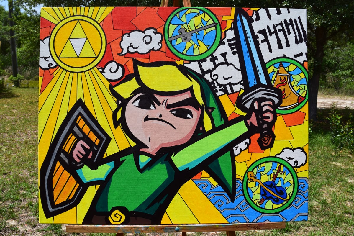 Image of 5x7 Print- Wind Waker Link Rhapsody