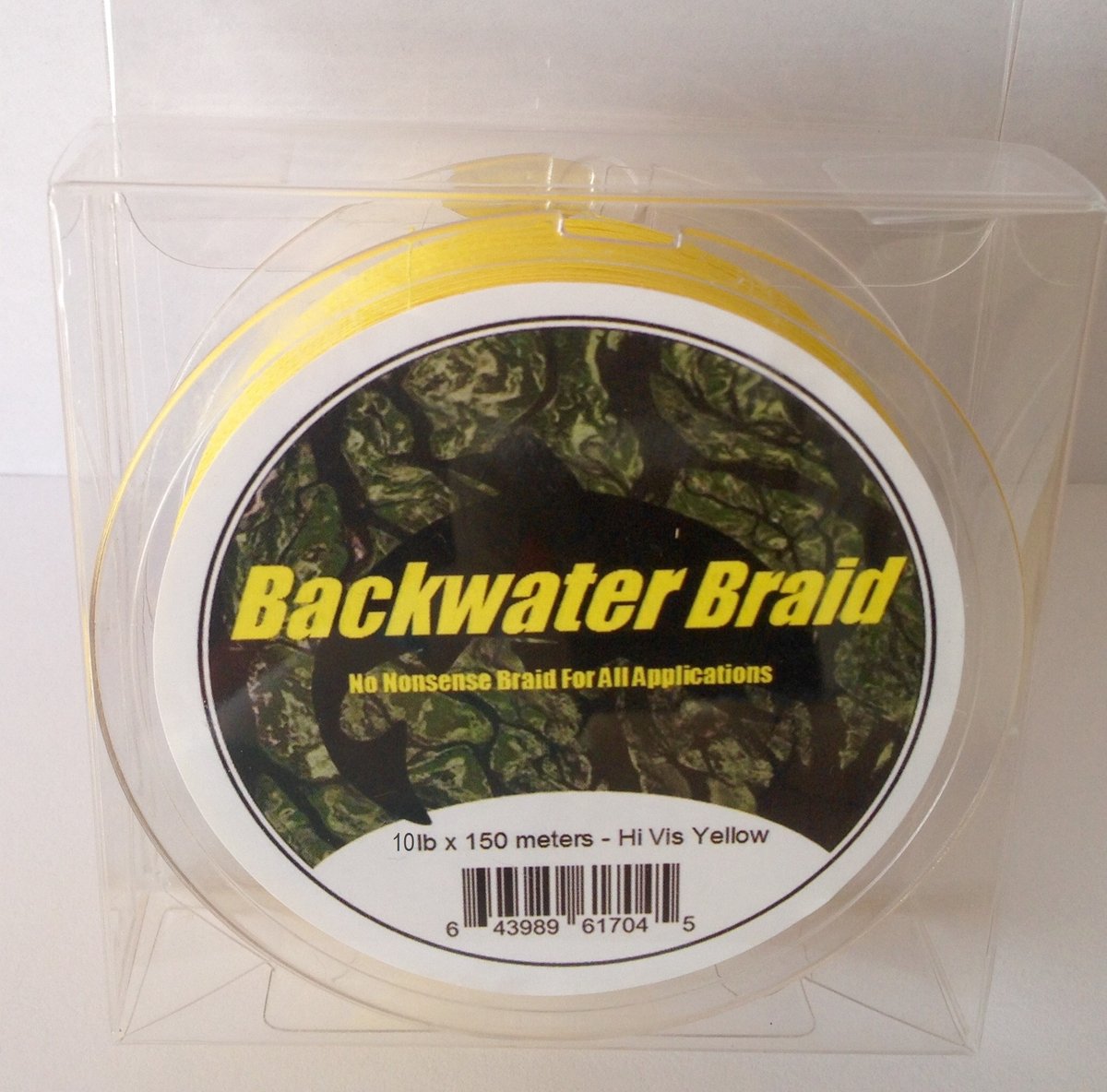 10 lb Backwater Braid Aurora Braid Reflective Fishing Line