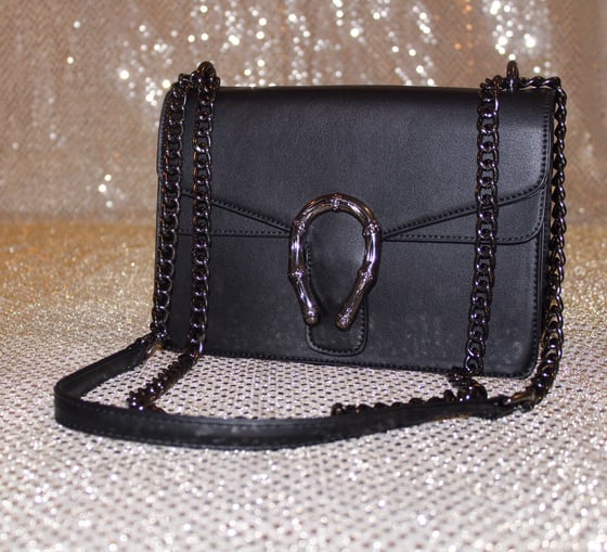 Image of Horseshoe Detail Cross Body Bag
