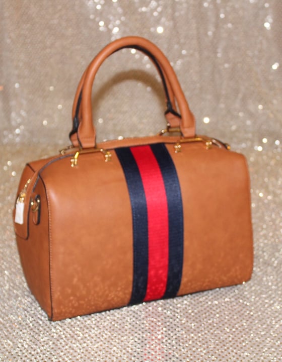 Image of Brown Boston Bag