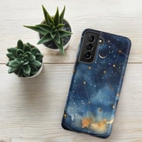 Image 20 of Celestial Constellation Night Sky Stars and Clouds Painting Tough case for Samsung®