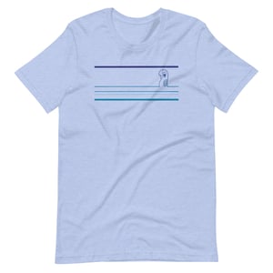 Simple drib bird line (Short-Sleeve Unisex T-Shirt)