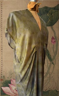 Image 1 of bronze easy kaftan dress