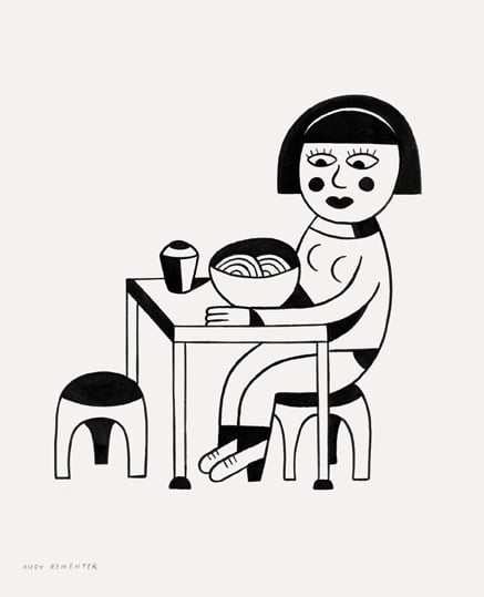 Image of Andy Rementer - Table for one