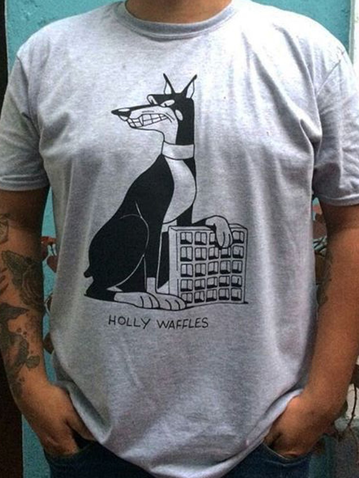 Image of Lugosis hollywaffles shirt