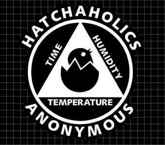 Image of Hatchaholics Black Vinyl Printed Decal