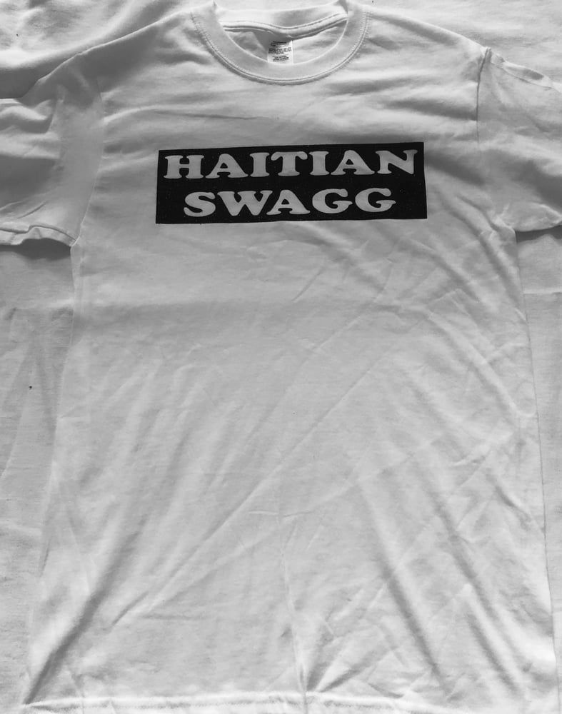 Image of Haitian Swagg shinny black and white