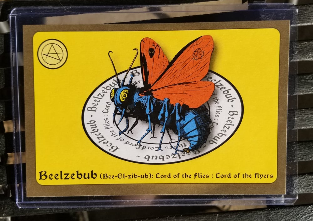 Image of Beelzebub (tarantula hawk wasp variant) 4" x 6" print LE 100