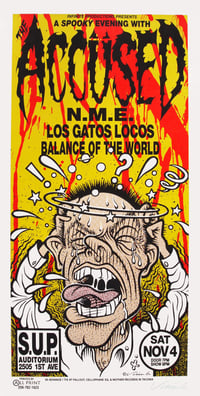 Image 1 of THE ACCÜSED silkscreen print