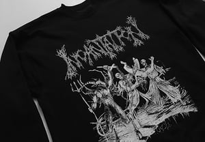 Image of Incantation - Blasphemous Cremation  Crew Neck Fleece Sweatshirt