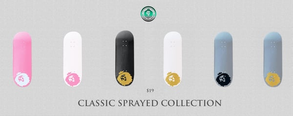 Image of Irie fingerboards co. "classic sprayed logo"