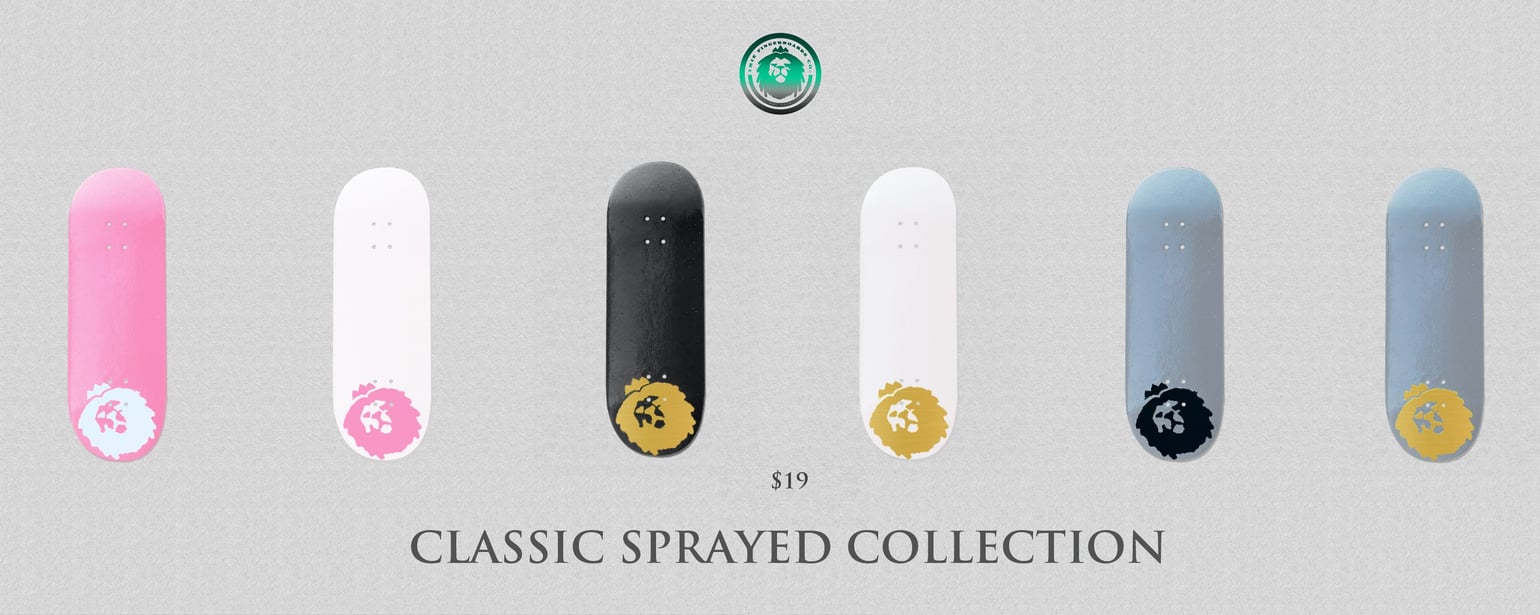 Image of Irie fingerboards co. "classic sprayed logo"