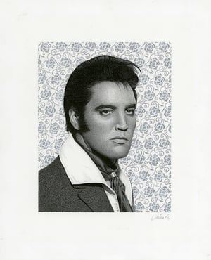 Image of ELVIS PRESLEY ink original