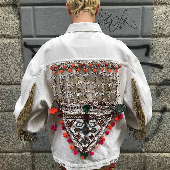 Image of MEXICAN VIBES DENIM JACKET #4