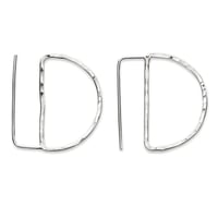 Image 1 of Half Moon Open Earrings