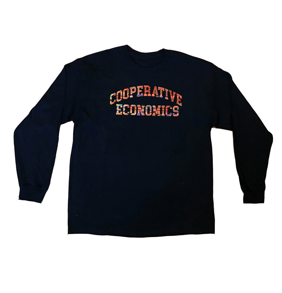 Image of "POWER" LONG SLEEVE TEE - BLACK