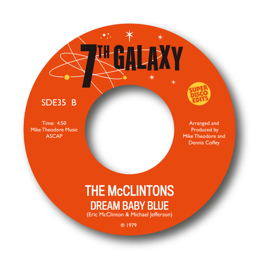 The McClintons "star gazer"/"dream baby blue" 7th Galaxy