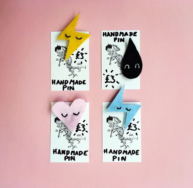 Image of Handmade felt badges