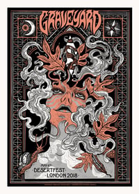 GRAVEYARD (Desertfest London 2018) screenprinted poster