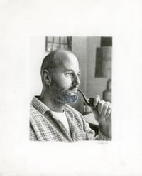 Image 3 of LAWRENCE FERLINGHETTI graphite original