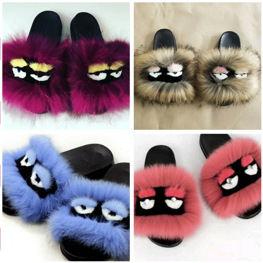 monster fur slides