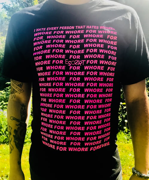 Image of WHORE FOR WHORE T-SHIRT