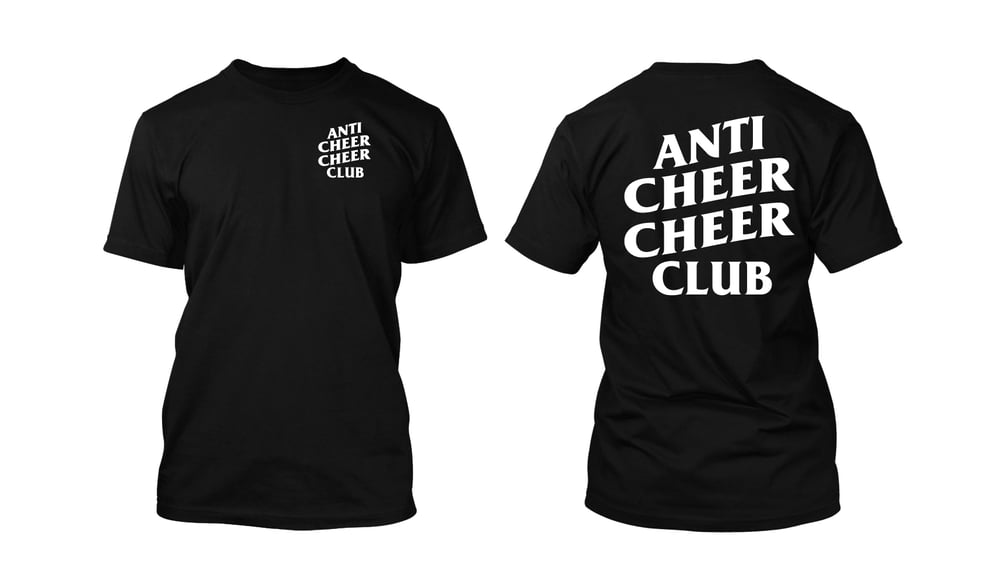 Image of Anti Cheer Cheer Club Tee (blk/wht)