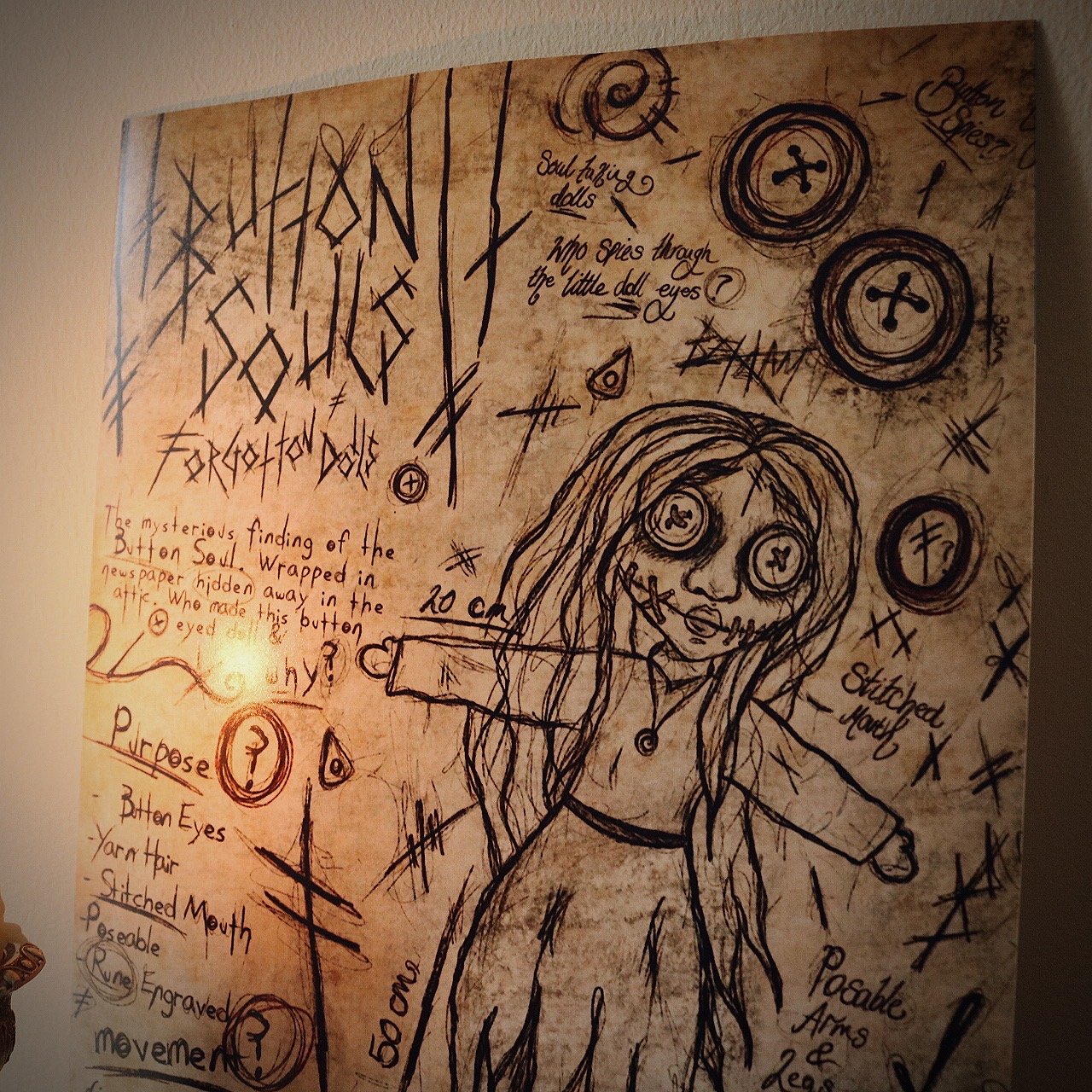 Image of Button Soul Print