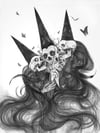 Intuition and the Arcane Limited edition hand embellished print 16 x 20" (25 total)