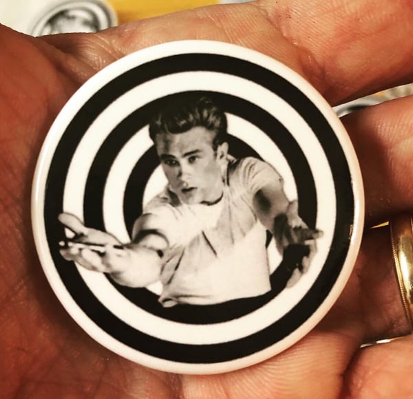 Image of James Dean button