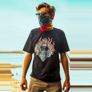 Image of Abyss Shirt and Bandanna Combo