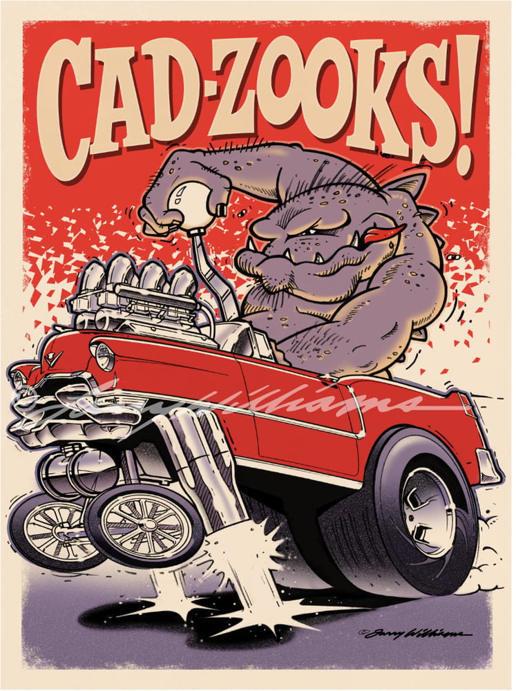 Image of "CadZooks!" Print: 12 x18"