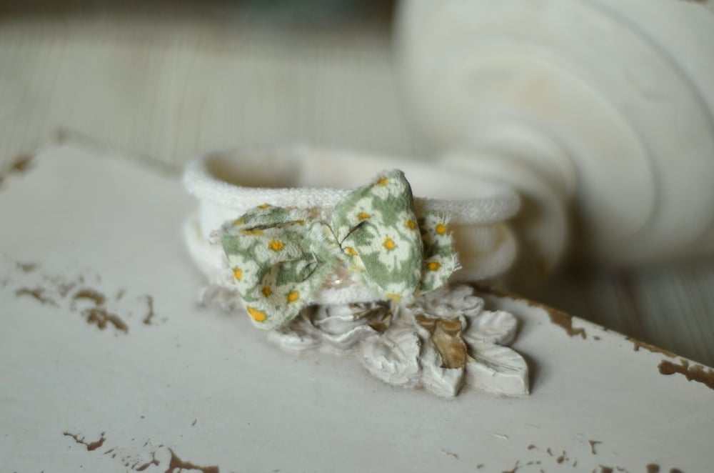 Image of Flora ( floral bow headband)