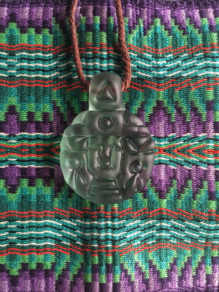 Image of Moche Warrior Amulet (Sea Breeze)