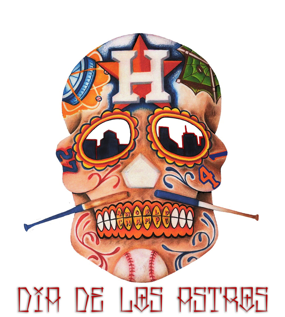 Houston Astros Sugar Skull Dia De Los Astros shirt