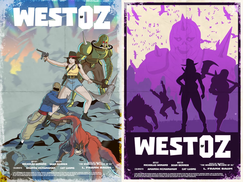 Image of 20x30 In. WEST of OZ poster
