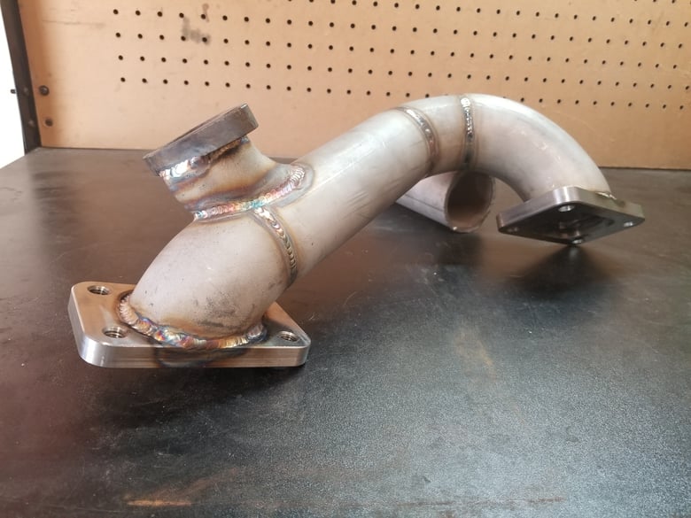 Image of Z31 turbo relocation pipe