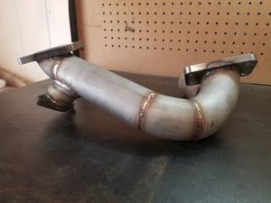 Image of Z31 turbo relocation pipe