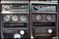 Image 1 of 88-91 Honda CRX Radio Gauge Pod Plates 
