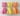 Pink Yellow and Orange Short Sleeve Sweater Skirt Set