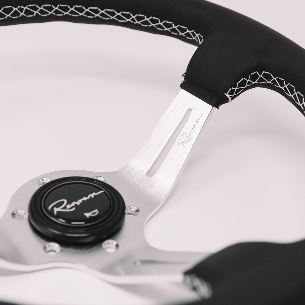 Image of Renown Chicane Silver Steering Wheel