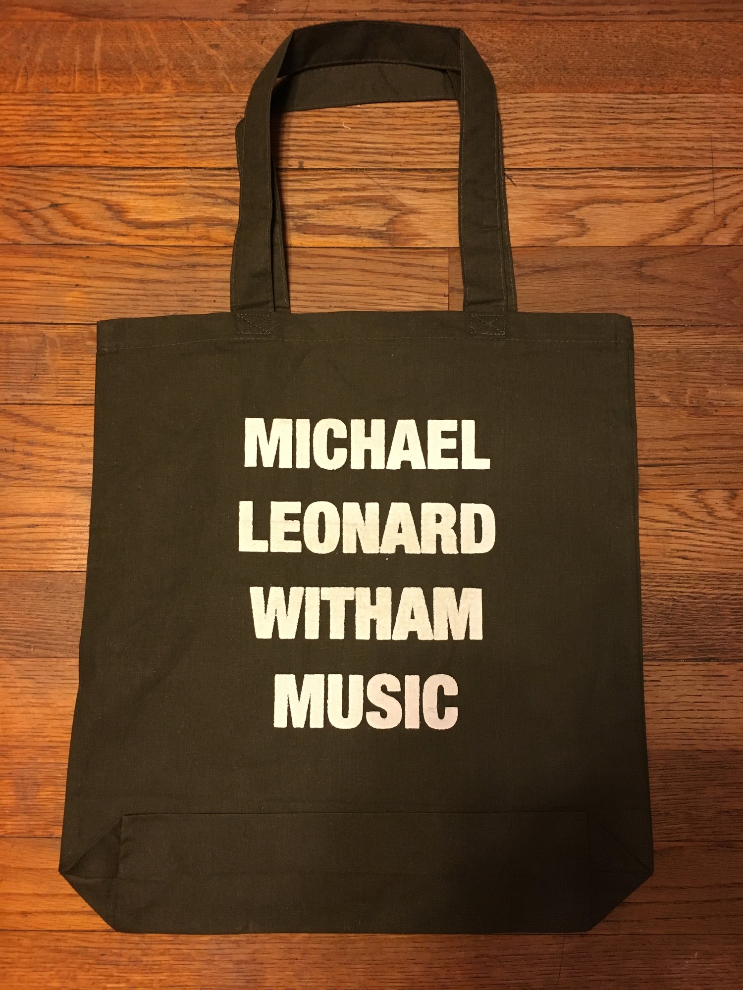 Image of Michael Leonard Witham Music Army Tote