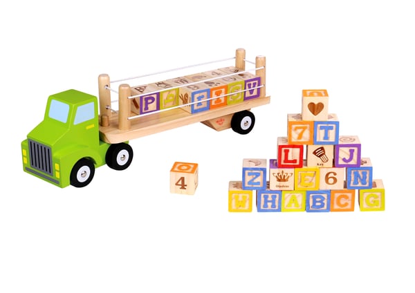 Image of Alphabet & Number Block Truck
