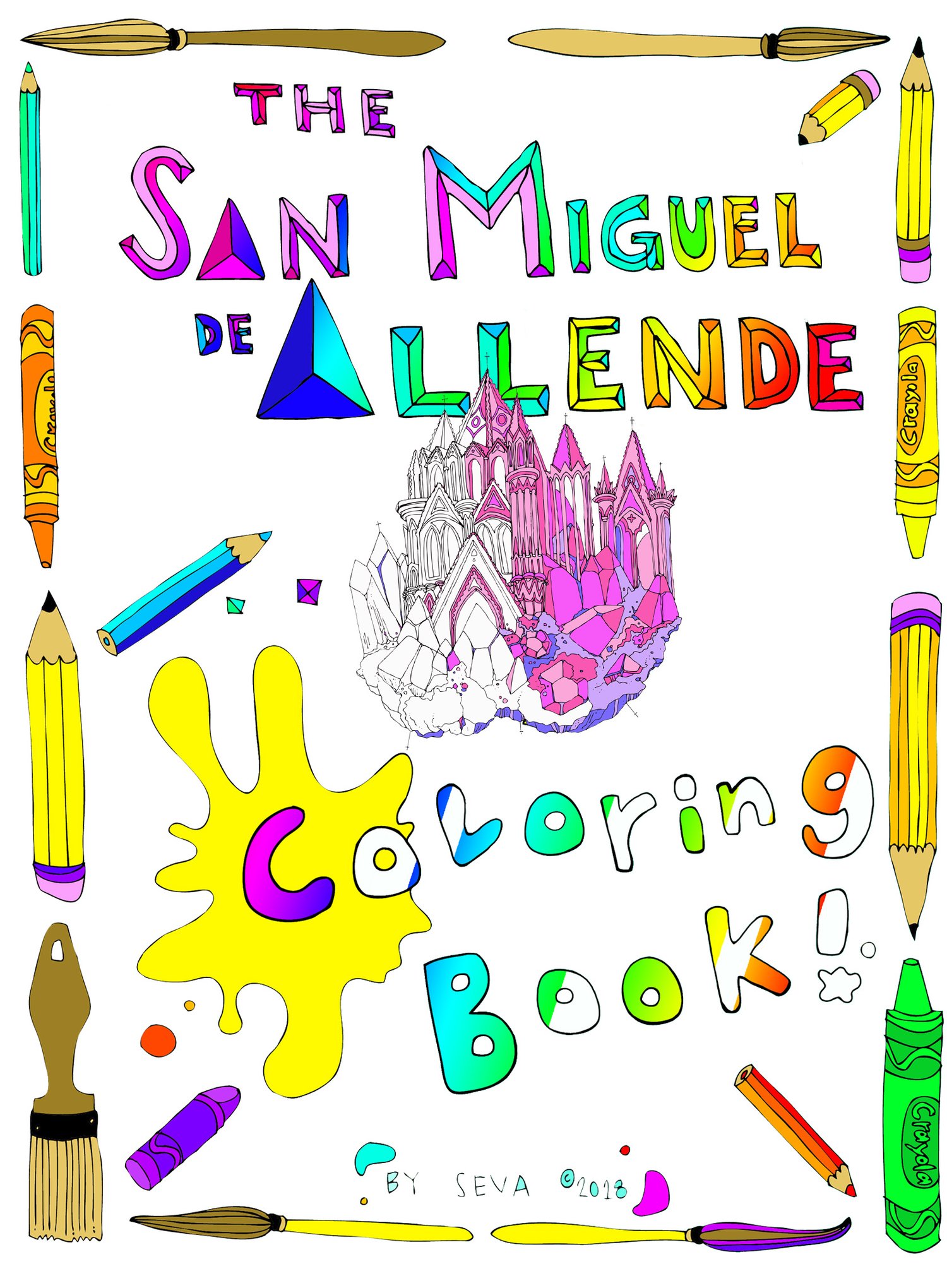 Image of San Miguel de Allende Coloring Book for Adults