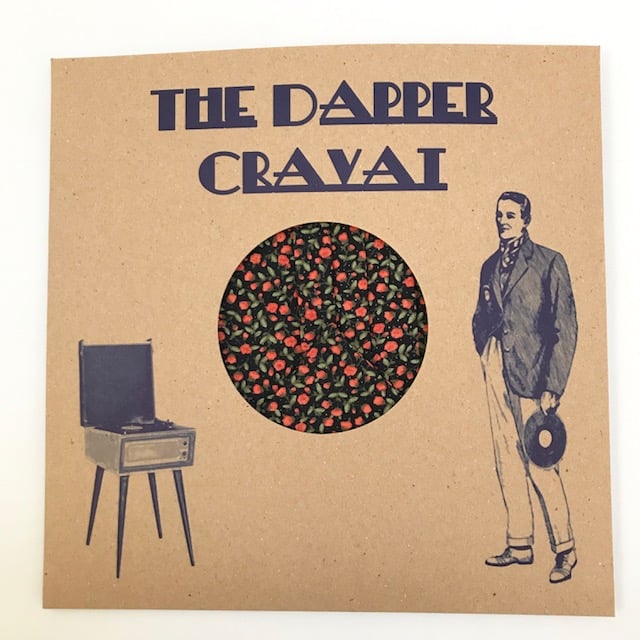 Image of Roses Print Cravat and Pocket Square