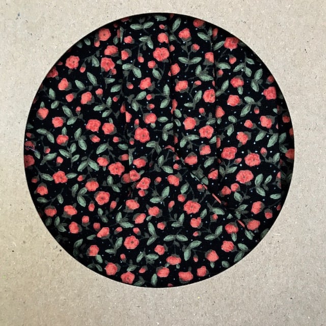 Image of Roses Print Cravat and Pocket Square