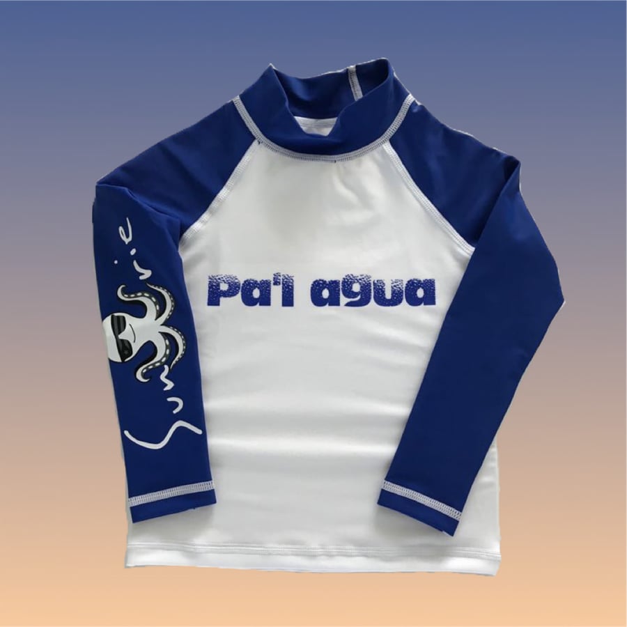 Image of Rash Guard royal blue UPF 50+