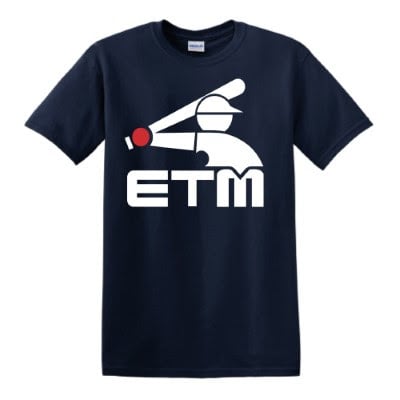 Image of ETMSox Logo Navy T-Shirt (VERY LIMITED TIME)