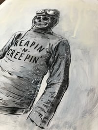 Image 2 of ORIGINAL - Reapin' Creepin' painting